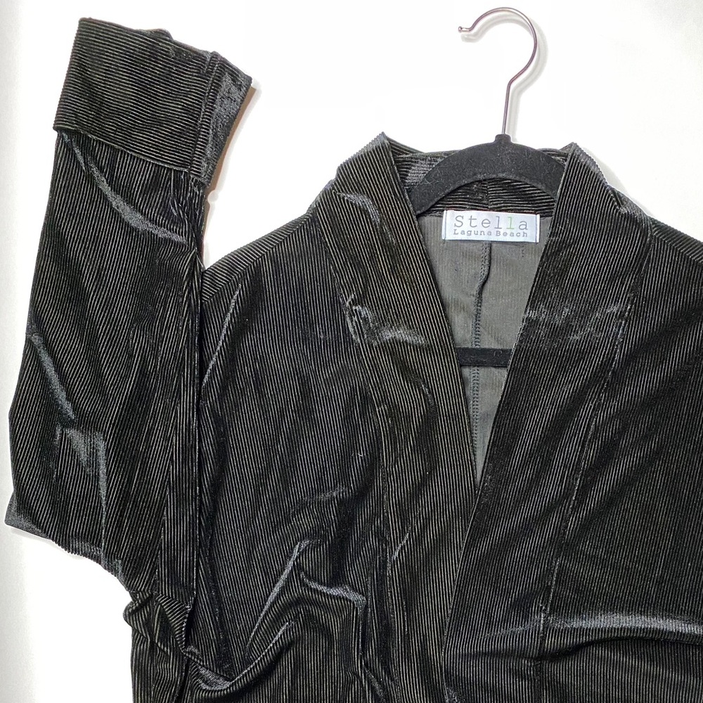 Velvet Blazer Top